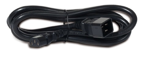 APC C13/C20 2m Black C20 coupler C13 coupler
