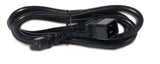APC C13/C20 2m Black C20 coupler C13 coupler