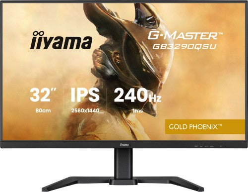 iiyama G-MASTER Dominate the game with the 32″ QHD Gold Phoenix GB3290QSU