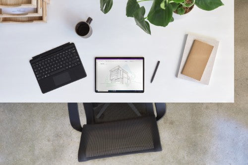 Microsoft Surface Pro Signature Keyboard Black Microsoft Cover port QWERTZ Swiss