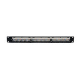 Tripp Lite N252-024 24-Port 1U Rack-Mount Cat6/Cat5 110 Patch Panel, 568B, RJ45 Ethernet, TAA
