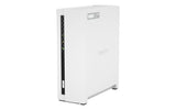 QNAP TS-133 NAS/storage server Tower Cortex-A55 2 GB DDR4 0 TB QNAP Turbo System White