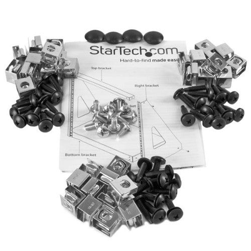 StarTech.com 2-Post 12U Heavy-Duty Desktop Server Rack, Small Open Frame 19in Computer Rack, Compact Network Rack for AV / Studio / Data / IT Equipment, TAA Compliant - Free Standing Two-Post Home/Office Rack