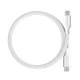 PanzerGlass empower™ by ® Magnetic 240W USB-C to USB-C Cable | USB 2.0 | 1.5M | Silver White