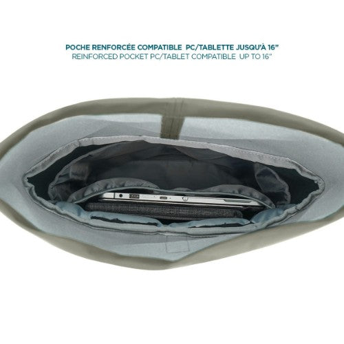 Mobilis 070012 backpack Roll top backpack Grey