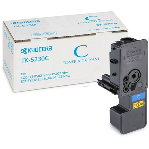 Kyocera 1T02R9CNL0/TK-5230C Toner-kit cyan, 2.2K pages ISO/IEC 19752 for Kyocera P 5021