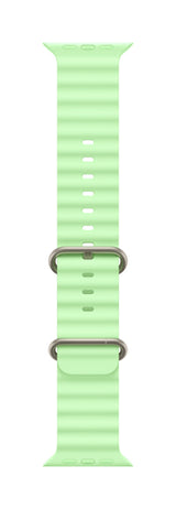 Apple Natural Titanium Finish Band Green Fluoroelastomer, Titanium