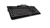 CHERRY KC 1000 SC keyboard USB QWERTZ German Black