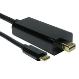 Cables Direct USB C to MDP 4K @ 60HZ 3 m USB Type-C Mini DisplayPort Black