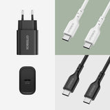OtterBox Standard EU Wall Charger 20W - 1X USB-C 20W USB-PD Black