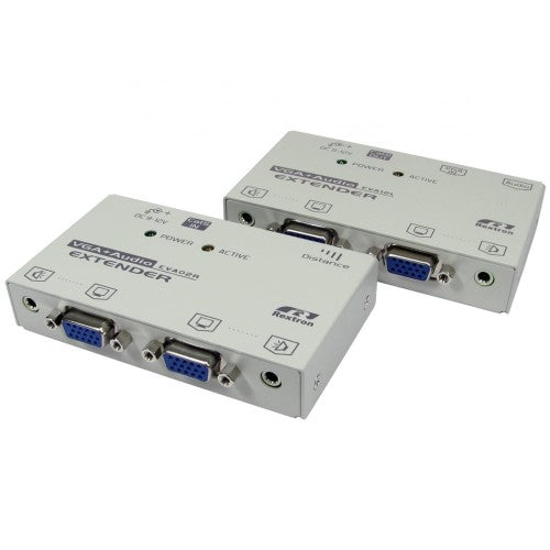 Cables Direct KVM-VGAXTAD network extender Network transmitter & receiver White