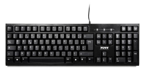 Port Designs 900753-UK keyboard Universal USB QWERTY UK English Black