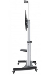Manhattan Trolley Mount Stand for TV & Monitors, For screens: 60" to 100",VESA compatibility:all between 200x200 to 800x600mm -check the dimensions of the four mounting holes on back of screen to ensure it fits,Max 100kg,Height adjustable 1200 to 1685mm,L