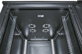 Intellinet 19" Server Cabinet - Free Standing, 36U, 600x1000mm (width x depth), Black, Flatpack, Max 1500kg, Multi-Point Door Lock, One Lock Per Side Panel, Usable Depth 123 to 773mm, IP20 rated, Rack, Steel