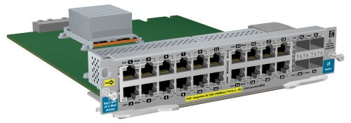 HPE 20-port GT PoE+/4-port SFP v2 zl network switch module Gigabit Ethernet