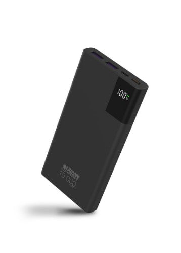 Urban Factory BIGEE: POWERBANK 10 000MAH USB-C IN & OUT WITH LCD SCREEN