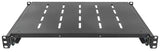 Intellinet 19" Sliding Shelf, 1U, 800 to 1000mm Depth, shelf depth 550mm, Black