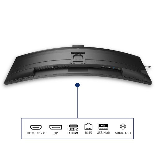 Philips 5000 series 49B2U5900CH/00 computer monitor 124 cm (48.8") 5120 x 1440 pixels Dual QHD LCD Black