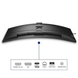 Philips 5000 series 49B2U5900CH/00 computer monitor 124 cm (48.8") 5120 x 1440 pixels Dual QHD LCD Black