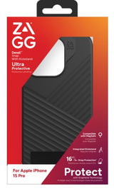 ZAGG Cases Denali Snap KS Apple iPhone 15 Pro Black EN/FR