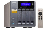 QNAP TS-453A NAS Tower Intel® Celeron® N3150 4 GB DDR3L 12 TB HDD QNAP Turbo System Aluminium, Black