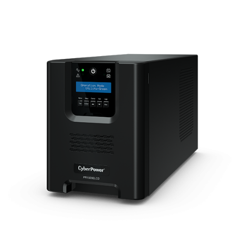 CyberPower PR1500ELCD uninterruptible power supply (UPS) Line-Interactive 1.5 kVA 1350 W 8 AC outlet(s)