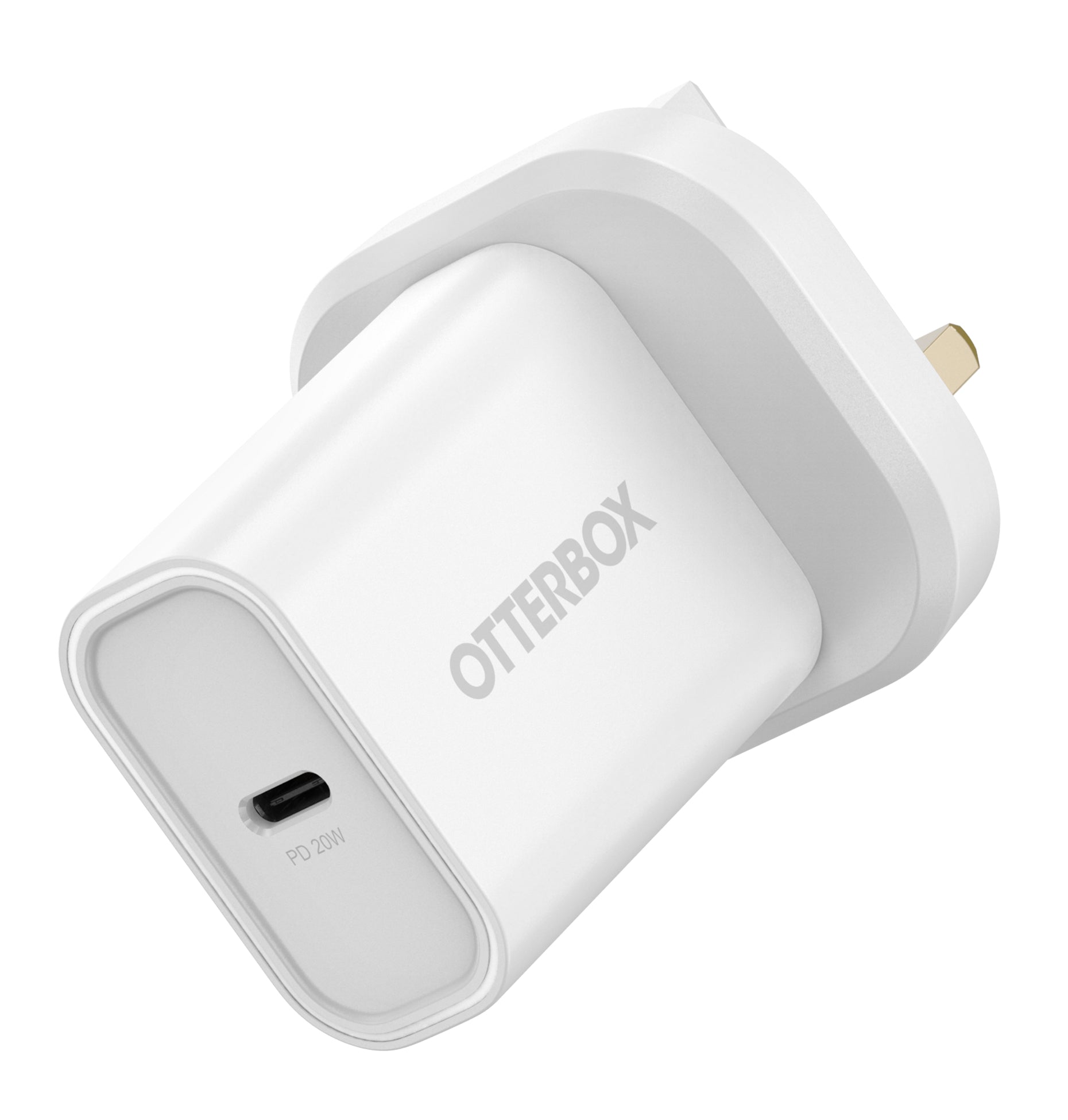 Standard UK Wall Charger 20W - 1X USB-C 20W USB-PD White