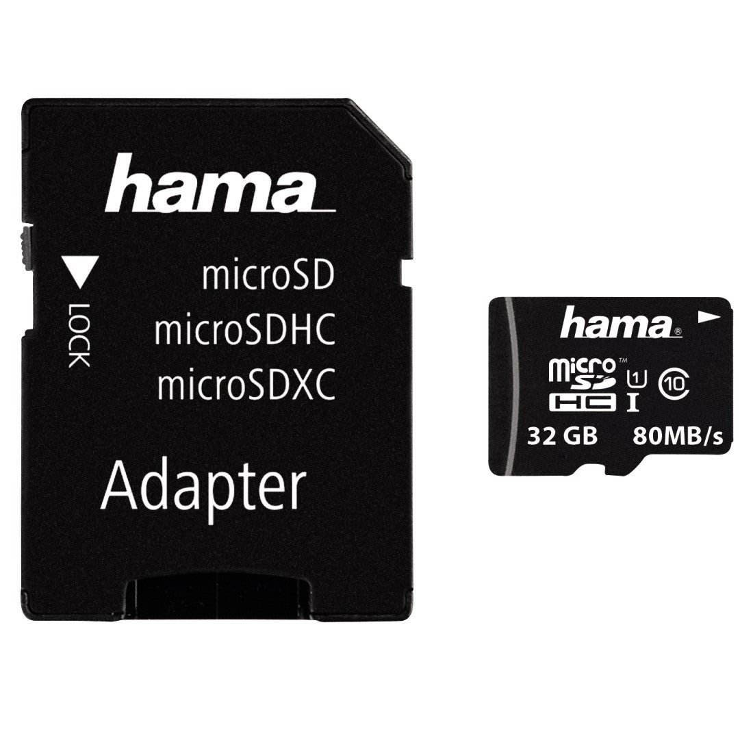 Hama microSDHC 32GB memory card Class 10 UHS-I  - Data Storage - Hama