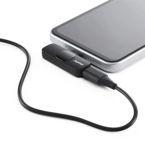 Hama Smart Wireless Black Lavalier/Lapel microphone