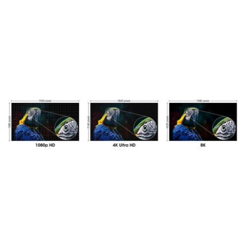 Manhattan HDMI 8K@60Hz Cable with Ethernet, 2m, Certified, Suitable for ALL 8K, 4K & 1080p/HD uses - when upgrading now or have it ready for when you need it, Male to Male, Black, 4K@120Hz, Lifetime Warranty, Ultra High Speed