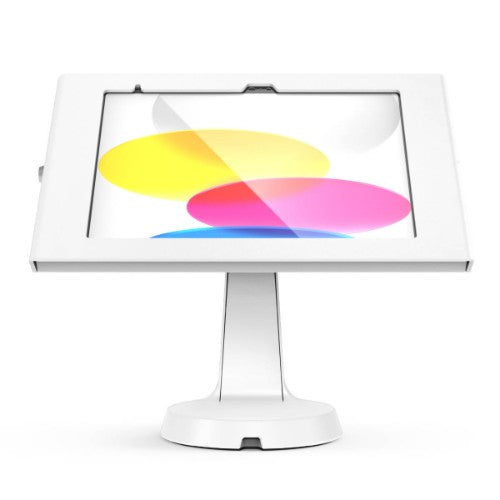 Compulocks iPad 10th-11th (A16) Gen, Apex Enclosure Mast Counter Stand - White