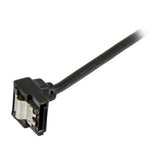 StarTech.com 6in Latching Round SATA to Right Angle SATA Serial ATA Cable