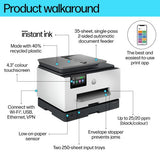 HP OfficeJet Pro 9132e Wireless All-in-One Color Printer, Instant Ink; Two-sided printing
