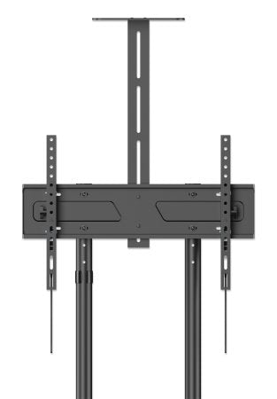 Manhattan Trolley Mount Stand for TV & Monitors, For screens 37" to 70", VESA compatibility: all between 200x200 to 600x400mm - check the dimensions of the four mounting holes on back of screen to ensure it fits, Max 70kg, Black, LFD, Bracket, Lifetime Wa