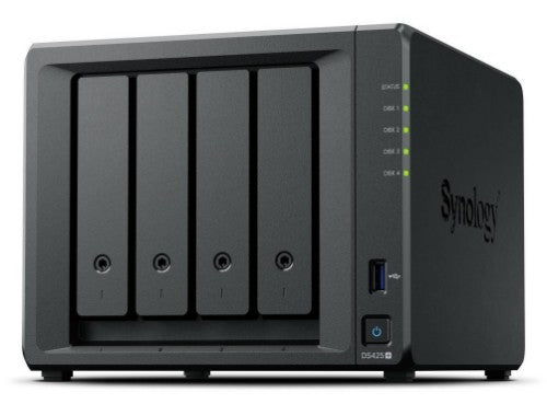 Synology DiskStation DS425+ NAS/storage server Intel® Celeron® J4125 2 GB DDR4 0 TB Black