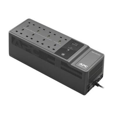 APC Back-UPS, 650VA/400W Floor/Wall Mount, 230V, 8x British BS1363A outlets, USB Type A Port, User Replaceable Battery