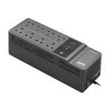 APC Back-UPS, 650VA/400W Floor/Wall Mount, 230V, 8x British BS1363A outlets, USB Type A Port, User Replaceable Battery