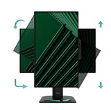 MSI Pro MP242PMG 23.8 Inch Monitor, FHD (1920 x 1080), 120Hz, IPS, 1ms, 1x HDMI 1.4b, 1x DP 1.2a, 1x D-Sub(VGA), 2xUSB 5Gbps Type-A, 1x USB 5Gbps Type-B, Built-in Speakers, Webcam, Anti-Glare, Anti-Flicker, Less Blue light, TÜV Certified, VESA, Kensington