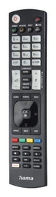 Hama Universal Remote Control for LG TVs, IR, Teachable, Illuminating Buttons
