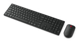 Lenovo 4X31S04814 keyboard Mouse included Office RF Wireless + Bluetooth German Black
