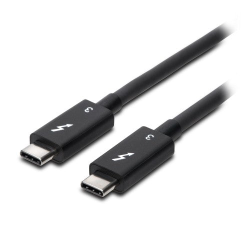 Kensington 0.7m (2.3ft) Thunderbolt 3 Cable – 40Gbps – 100W PD – certified TB3 – USB-C Compatible