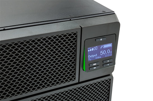 APC Smart-UPS On-Line, 5kVA, Rackmount 3U, 230V, 6x C13+4x C19 IEC outlets, Network Card, Extended runtime, W/ rail kit, 6-year warranty