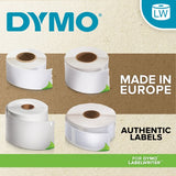 Dymo 99010/S0722370 DirectLabel-etikettes 89mm x28mm Pack=2 for Dymo 400 Duo/60mm