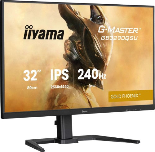 iiyama G-MASTER Dominate the game with the 32″ QHD Gold Phoenix GB3290QSU