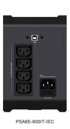 Vertiv PowerUPS 200 Essential PSA6E-600IT-IEC, 600VA/315W