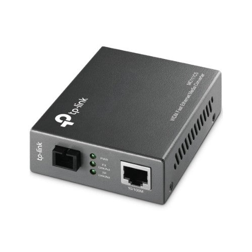 TP-Link Omada MC111CS network media converter 100 Mbit/s Single-mode Black