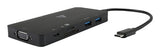 V7 UCMINIDOCK-ALTHV laptop dock/port replicator Docking USB 3.2 Gen 1 (3.1 Gen 1) Type-C Black