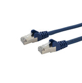 connektgear 0.5m RJ45 CAT6a SSTP Stranded Flush Moulded LS0H Network Cable - 26AWG - Blue