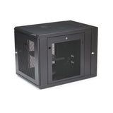StarTech.com 4-Post 12U Wall Mount Network Cabinet with 1U Shelf, 19" Hinged Wall-Mounted Server Rack for Data / AV / Electronics / Computer Equipment, Flexible Vented Rack Enclosure
