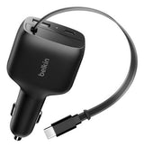 Belkin BoostCharge Universal Black Cigar lighter Fast charging Indoor